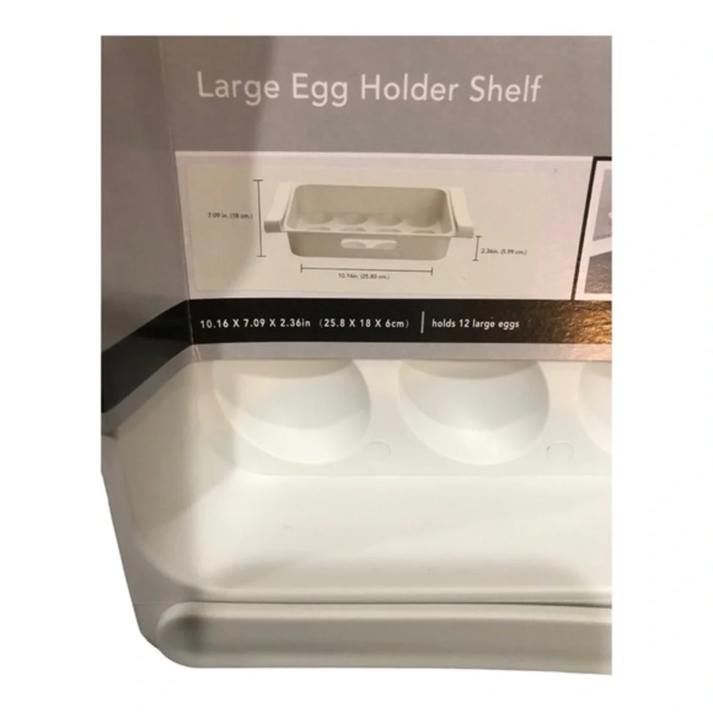 2pack refrigerator‎ fridge large egg holder shelves new
